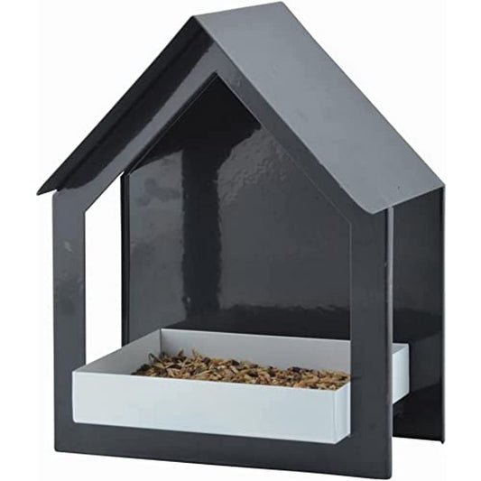 Esschert Design FB406 Series Anthracite Wall Bird Table