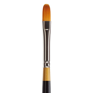 KingArt Original Gold 9500 Series , Premium Artist Brush, Golden TAKLON Filbert-Size: 8, 8
