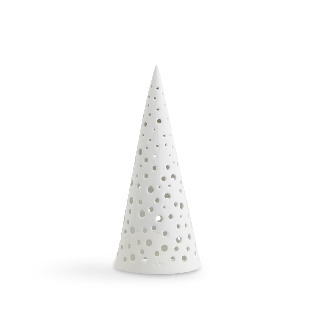HAK KÄHLER Candle Holder, 18cm, Snow White
