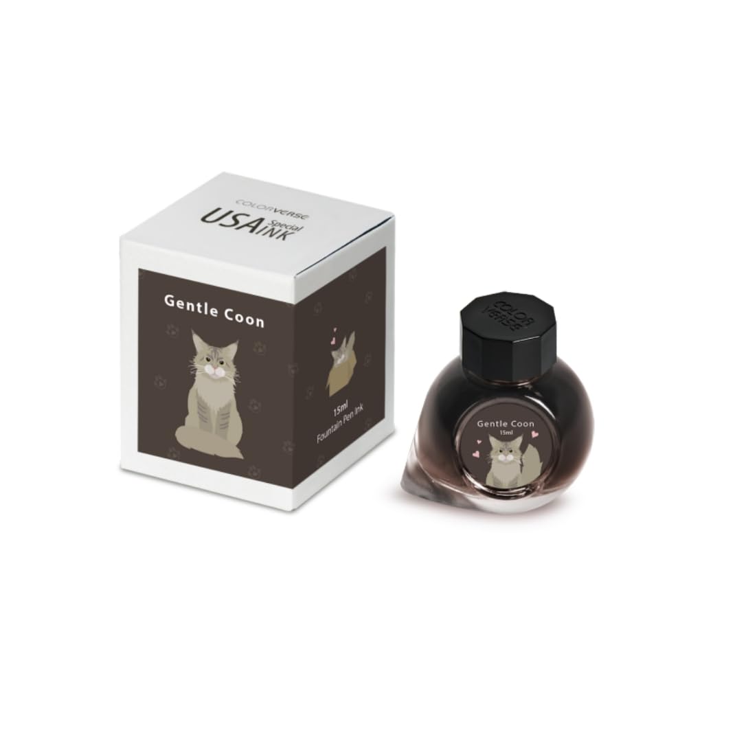 Colorverse Ink - USA Special Series - Maine - Gentle Coon (15ml) Fountain Pen Ink