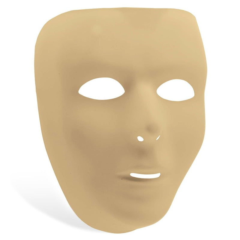 Luxurious Gold Full Face Plastic Mask (6.25&quot; x 7.75&quot;) - Pack of 1 - Perfect for Masquerades &amp; Themed Events