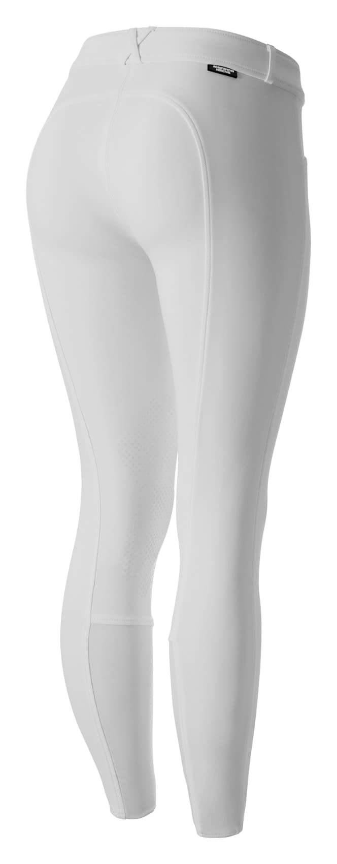 HORZE Womens Grand Prix Silicone Knee Patch Breeches - White - 24