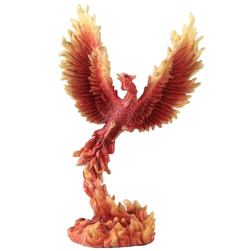 Veronese Design 6 1/4 Inch Phoenix Rising Resin Sculpture Hand Painted Figurine