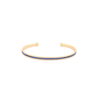 Maya J Bracelet, Yellow Gold (Sapphire), Contemporary