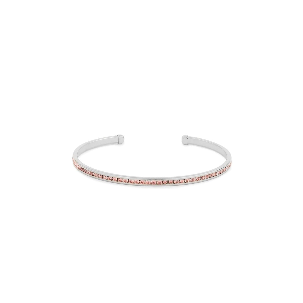 Maya J Bracelet, White Gold (Pink Tourmaline), Modern