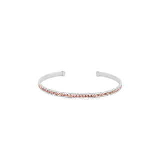 Maya J Bracelet, White Gold (Pink Tourmaline), Modern