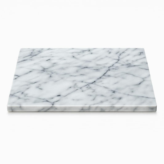 JEmarble Pastry Board 12x16 inch with Non-Slip Rubber Feets for Stability Perfect for Keep the Dough Cool and Chocolate Tempering(Premium Quality)