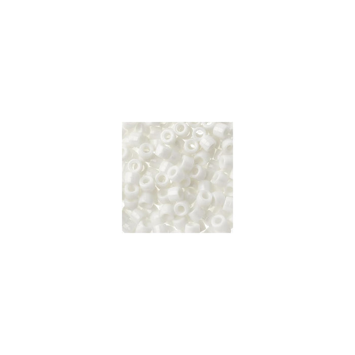 John Bead Craft Bead, 6mm, Opaque White