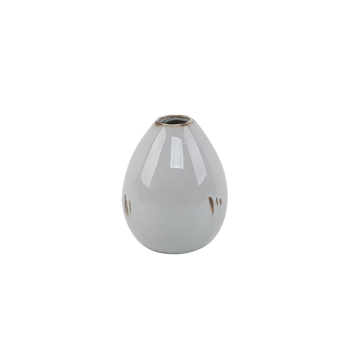 Flora Bunda Vase, Gray, Durable