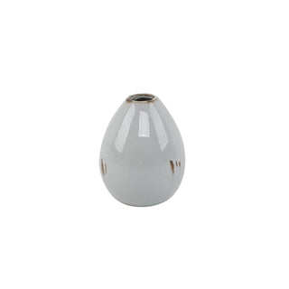 Flora Bunda Vase, Gray, Durable