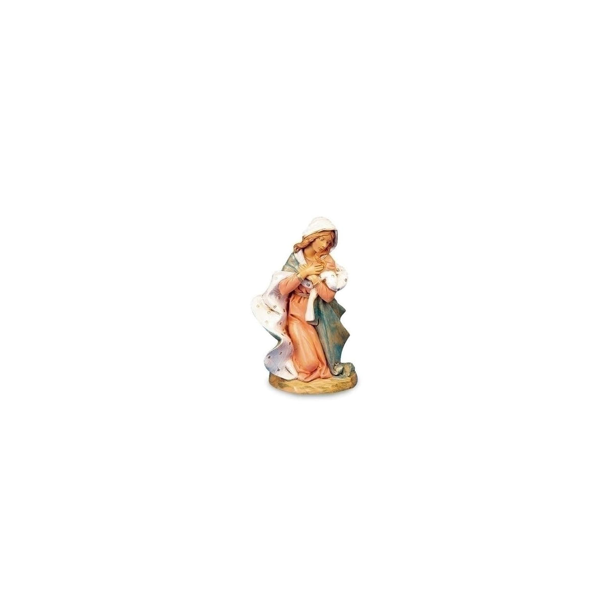 Fontanini Figurine, 7.5", White and Blue
