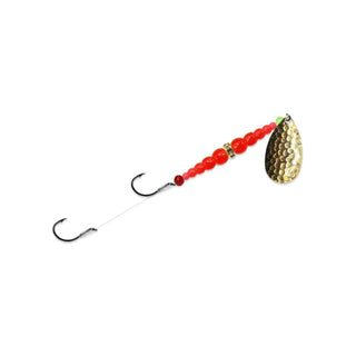 Mack's Lure Fishing Hook, #6, Brass/Orange/Fire Orange