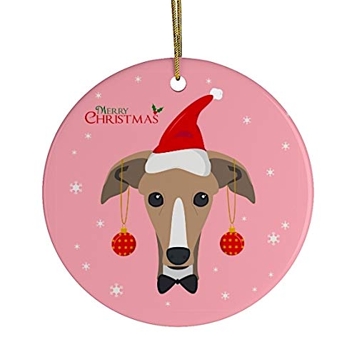 OrnamentallyYou Dog Themed Christmas Ornaments (Greyhound Christmas Ornament)