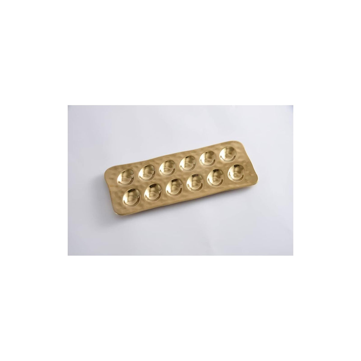 Pampa Bay Tray, 0.8" x 6" x 14.5", Gold