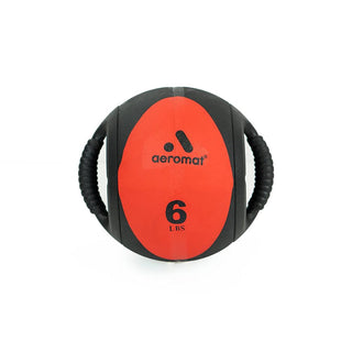 Aeromat Recreation Ball, 9cm/6-Pound, Black/Orange