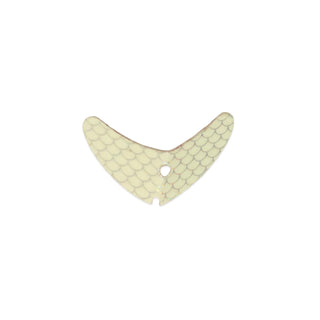 Mack's Lure Fishing Hook, 0.8, Glow White Silver Scale
