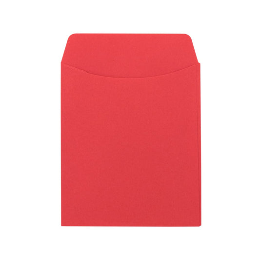 Hygloss Products Library Card Perfect for Classroom, Arts & Crafts & Much More-Non-Adhesive-3.5 x 5 -Pack of 30 Pockets, Red, 30 Count