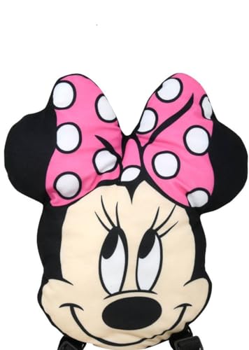 Disney Minnie Mouse Pink 15" Shaped Flat Pillow Plush Backpack with Hangtag