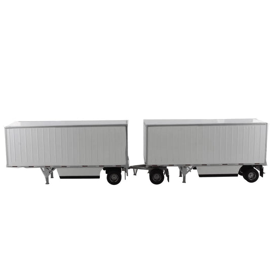 1:50 Wabash National 28' White Pup Trailers - Diecast Masters - 91036