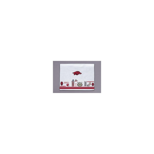 Magnolia Lane Towel, Small, Red, White