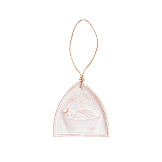 Mud Pie Christmas Baby Jesus Nativity Lace Ornament