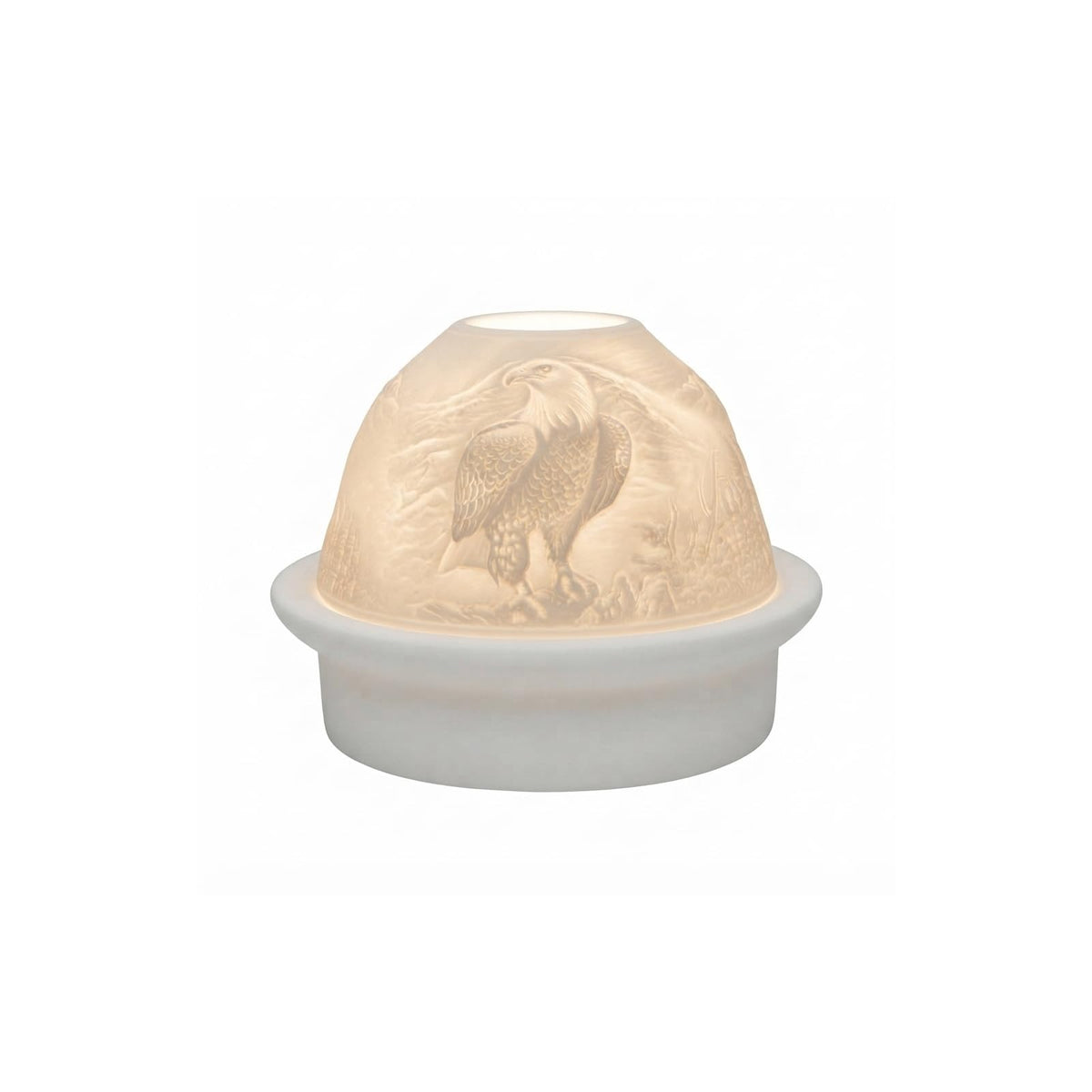 Luumii Light Domes Candle Holder, Brown, Traditional