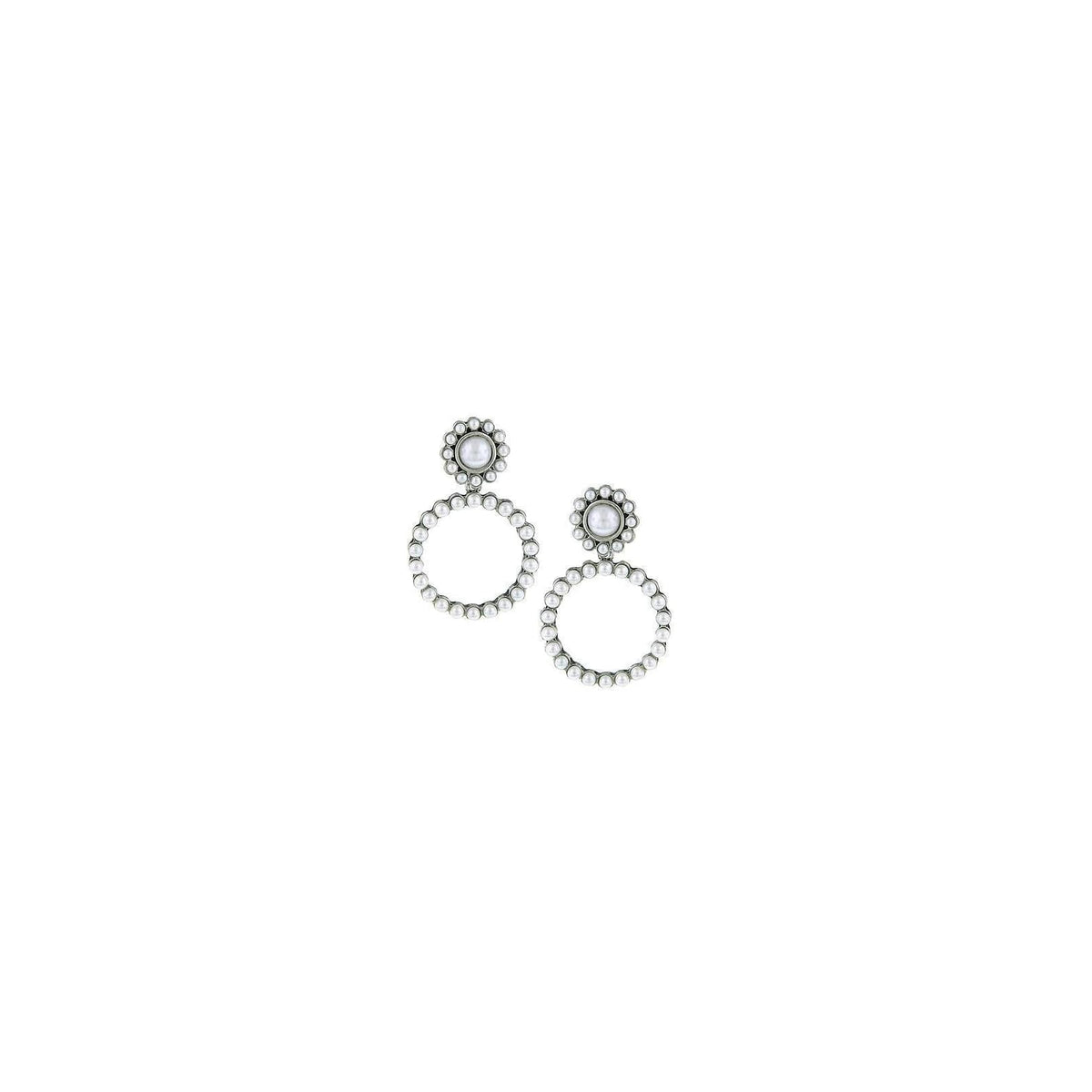 1928 Jewelry Company Earring, One Size, White