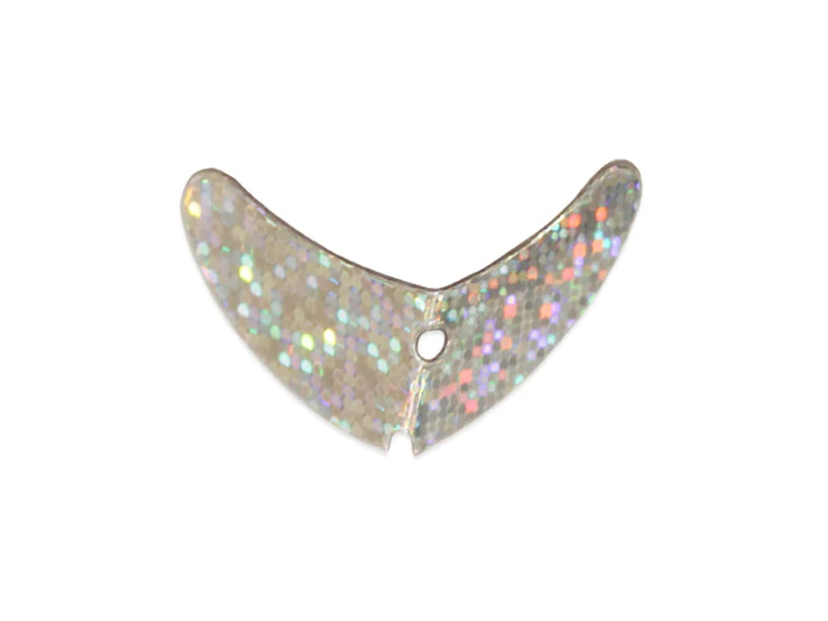 Mack's Lure Fishing Hook, 1.5, Silver Sparkle