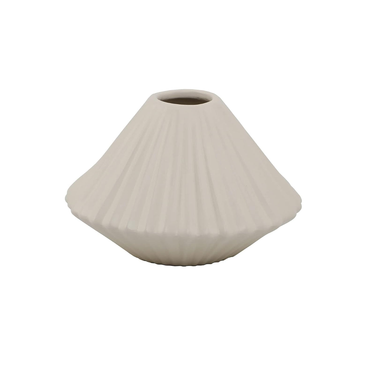Flora Bunda Vase, White, Durable