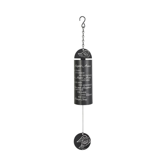 Carson Wind Chime, Black, Modern