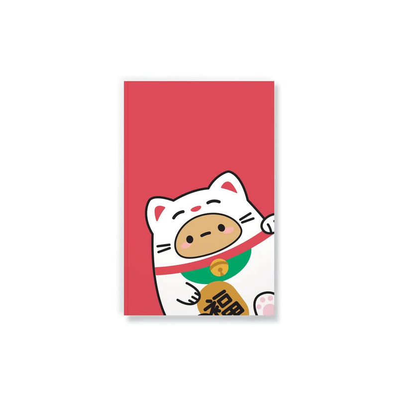 DENIK Smoko Lucky Cat Costume Classic Layflat Notebook, 8.25-inch Length, Office and School Supplies