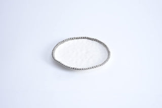 Pampa Bay Porcelain Round Dessert/Appetizer Plate, White