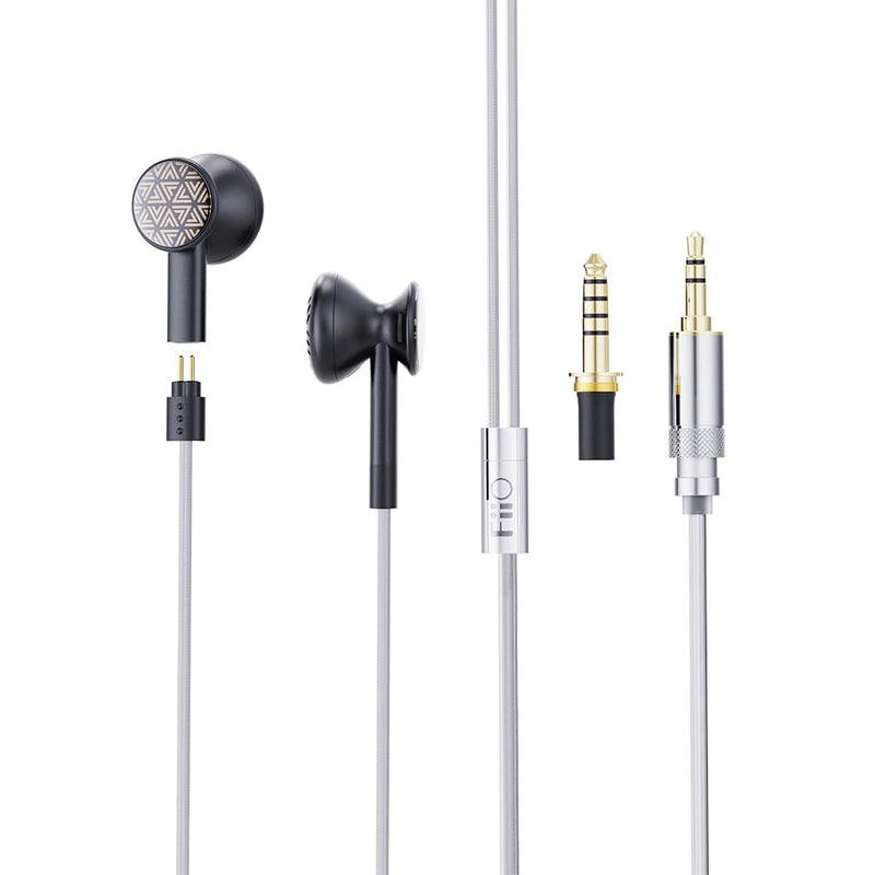 FiiO FF3S Dynamic Drive Earbuds, HiFi Wired Earphone with Bass Super Sound Earbud Music Earphones