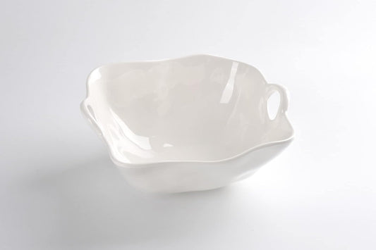 Pampa Bay Shatterproof Melamine Large Bowl, 10.3 Inch, Food, Freezer, Dishwasher Safe, White