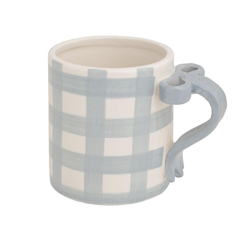 Mud Pie Drinking Cup, 15 Ounces, Gingham