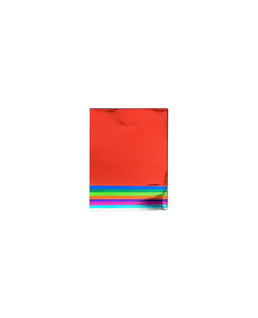 Yasutomo Fold Ems Non-Toxic Square Origami Paper, 5-7/8 X 5-7/8 in, Assorted Metallic Color, Pack of 36 - 227622