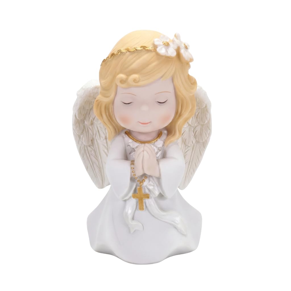 Comfy Hour 5 Inch First Communion Praying Angel Figurine, Keepsake