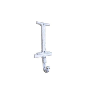 Hampton Nautical Storage Hook, White, Rustic