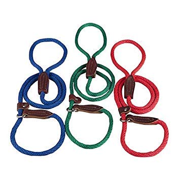 OmniPet British Rope Slip Lead for Dogs, 4', Brown