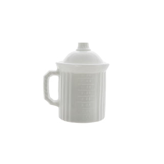 Mosser Glass Measuring Cup, 3.25 inches (Diameter) x 3.5 inches (Height), White