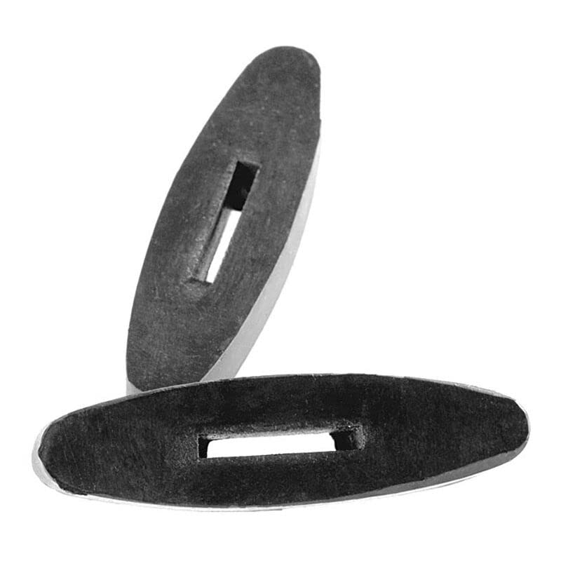 HORZE Rubber Rein Stoppers - Black - One Size