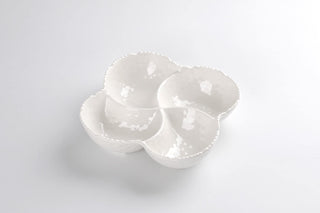 Pampa Bay Dishware Bowl, 9 x 9 x 2 Inch, White