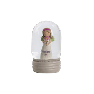 Blossom Bucket Snow Globe, Clear, Classic