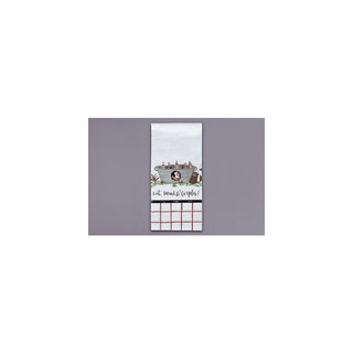 Magnolia Lane Eat Drink Hand Towel, 26-inch Length, Kitchen Accessories