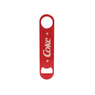 TableCraft's Coca-Cola Flat Metal Bottle Opener '86 Graphic Red