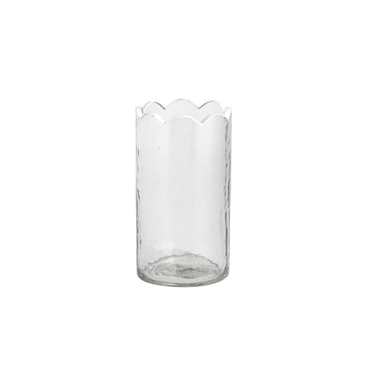 Mud Pie Vase, 5 1/2" x 3" dia, White