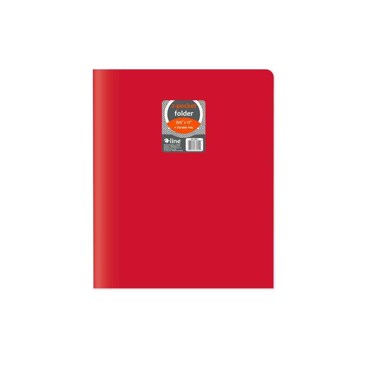 C-Line File Folder, 25-Pack, Red