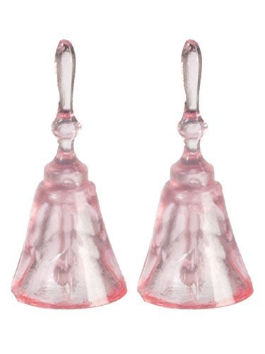 Melody Jane Dollhouse Pink Dinner Bells Chrysnbon Miniature Dining Accessory