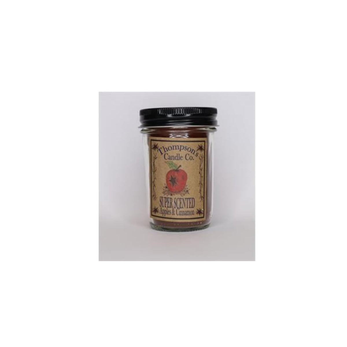 Thompson's Candle Co. Candle, 6 ounce, Multicolor,Red