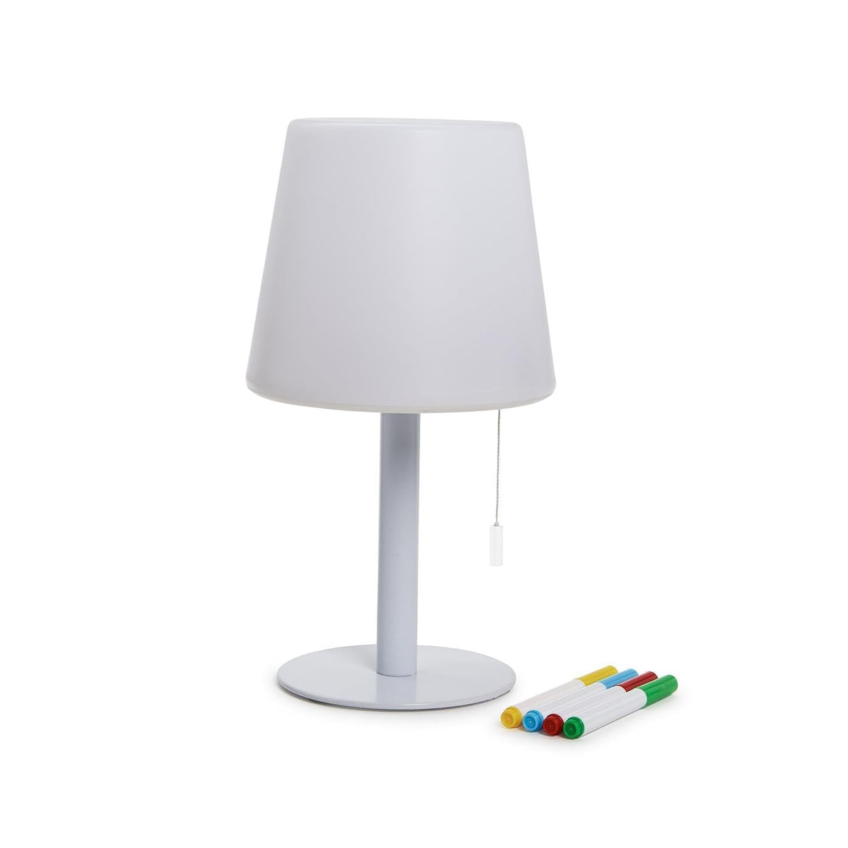 Two's Company Lamp, 11.25 inches tall with a 6-inch diameter, Multicolor